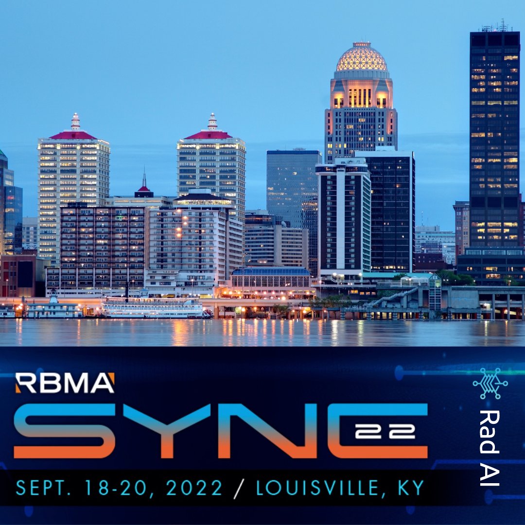 radai's tweet photo. Heading to Louisville in September for Sync hosted by Radiology Business Management Association? We'd love to invite you to hear from our own Jeffrey Chang, MD, who will speak about how AI can bring value to your practice.
#Sync22 #AIinHealthcare #Radiology #Radiologist https://t.co/ooBW87B0px