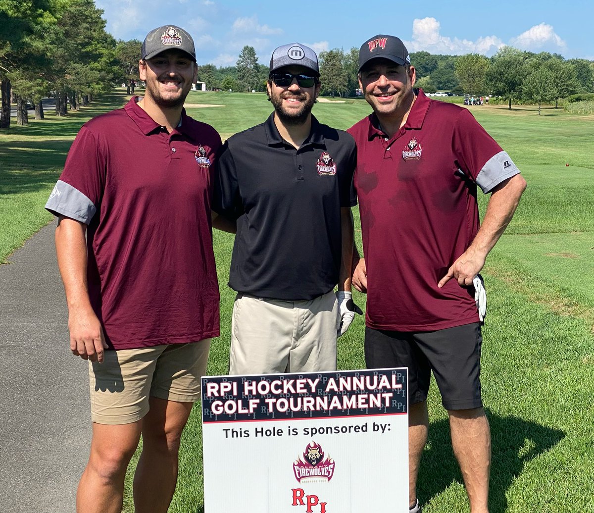 AlbFireWolves's tweet photo. Albany FireWolves Team President George Manias, Player Charlie Kitchen and Lax Operations Manager Jordan Manias supporting @RPIAthletics through the @AFW_Foundation, the Pack gives Back! 🔥🐺 https://t.co/6uBWAjleHy