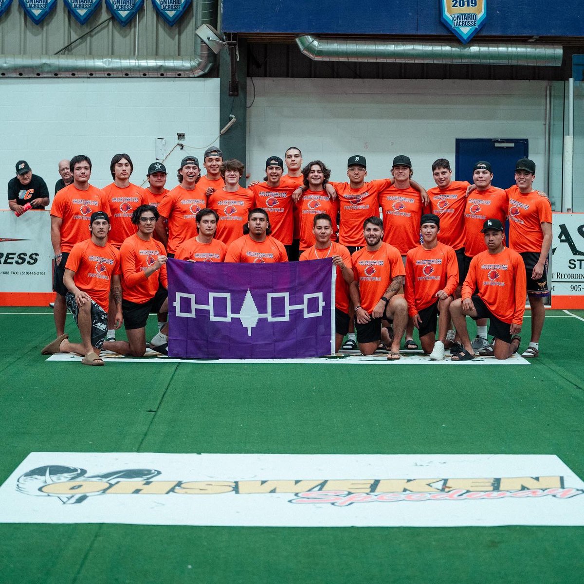 Haudenosaunee Nationals Lacrosse (@hau_nationals) on Twitter photo Niawen <a href="/SN_Chiefs/">Six Nations Chiefs</a> for honouring our men with a community send-off in last night’s <a href="/MajorSeriesLax/">Major Series Lacrosse</a> game vs Cobourg! Niawen <a href="/SN_Chiefs/">Six Nations Chiefs</a> for honouring our men with a community send-off in last night’s <a href="/MajorSeriesLax/">Major Series Lacrosse</a> game vs Cobourg!
