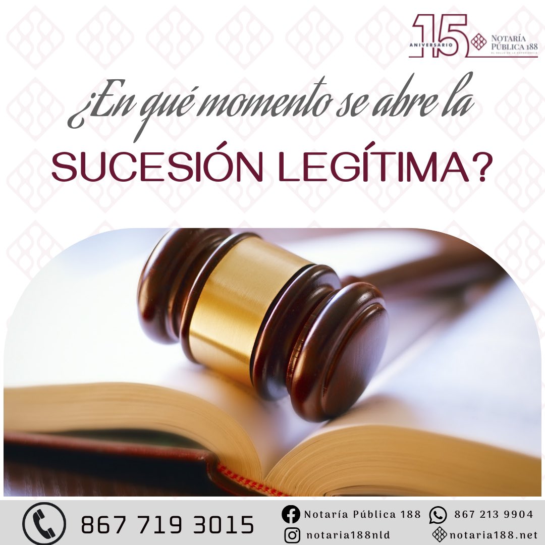 Cristin02932511's tweet photo. 📌Cuando no hay #testamento.
📌Cuando el #testador no dispuso de todos sus #bienes.
📌Cuando el heredero #muere antes del testador.
📌Cuando no se cumpla la condición impuesta al #heredero.
#ConsultaGratuita #Abogados #NuevoLaredo #JuicioFamiliar #ElSelloDeLaExperiencia https://t.co/ppzuRZ581B