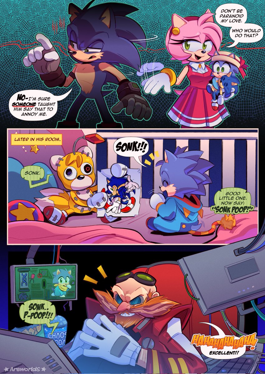 Family Trouble - Sonamy Comic Dub Comp [arsworlds] 