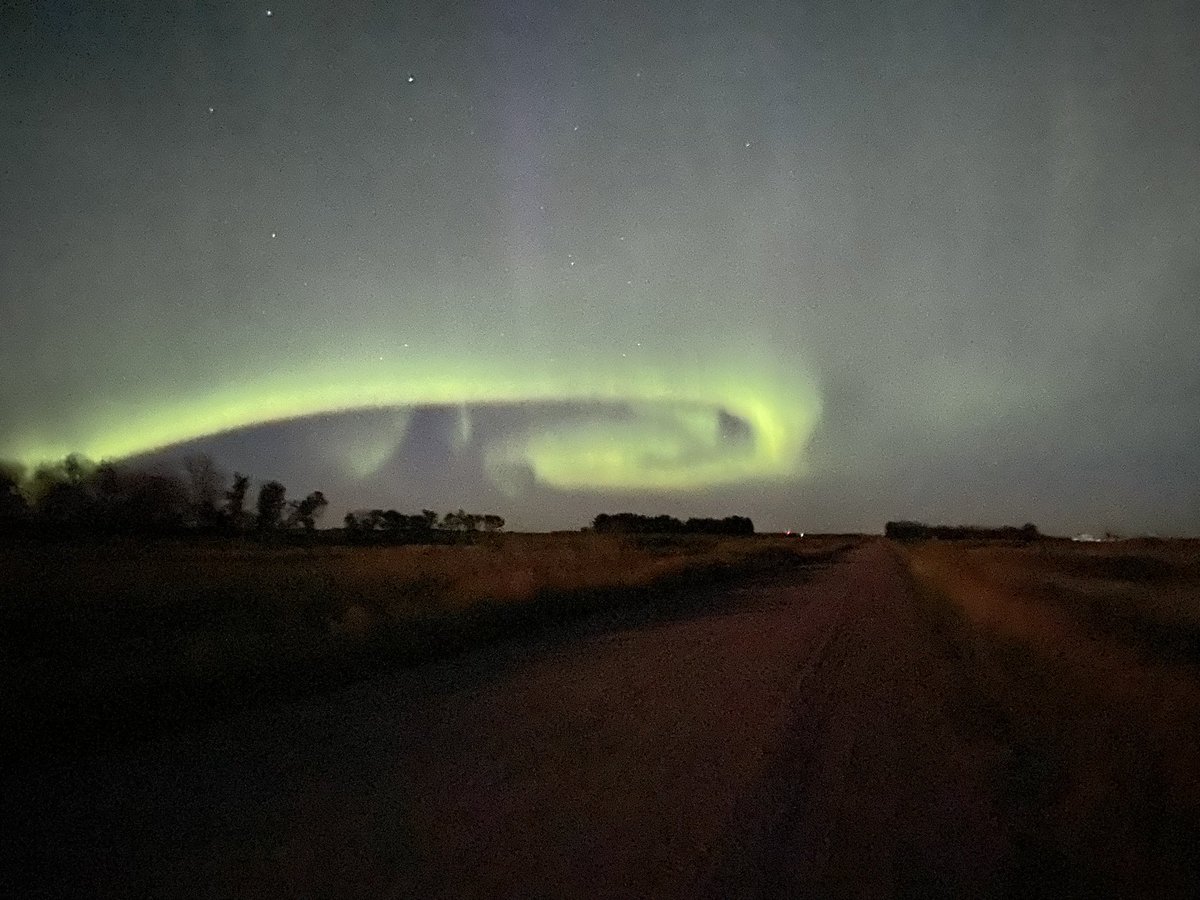 Last nights Northern Lights #AuroraBorealis #Saskatchewan