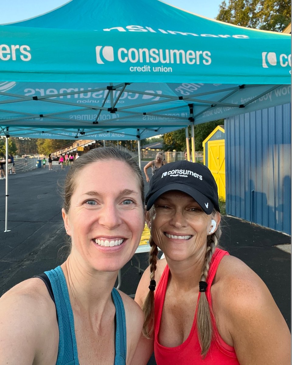 ConsumersCU's tweet photo. Mattawan Wildcat Road and Trail 5K: ✅ 🏃♀️ 🏃♂️
A fun time was had despite the heat and humidity Saturday at the 5K! #InsideConsumersCU https://t.co/q7bjSc6ODu
