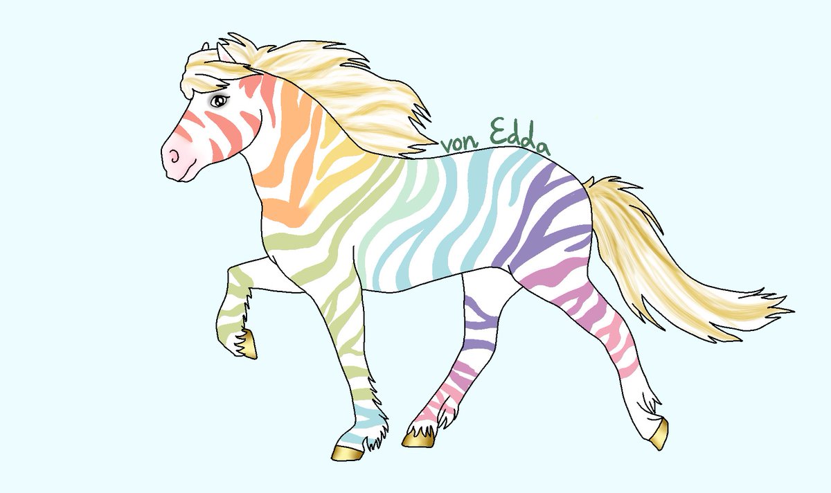GoldHamster_3's tweet photo. #SSORainbowHorse #SSO #StarStableOnline @StarStable 
Her is my Rainbow Horse concept https://t.co/rjQb0B56gG