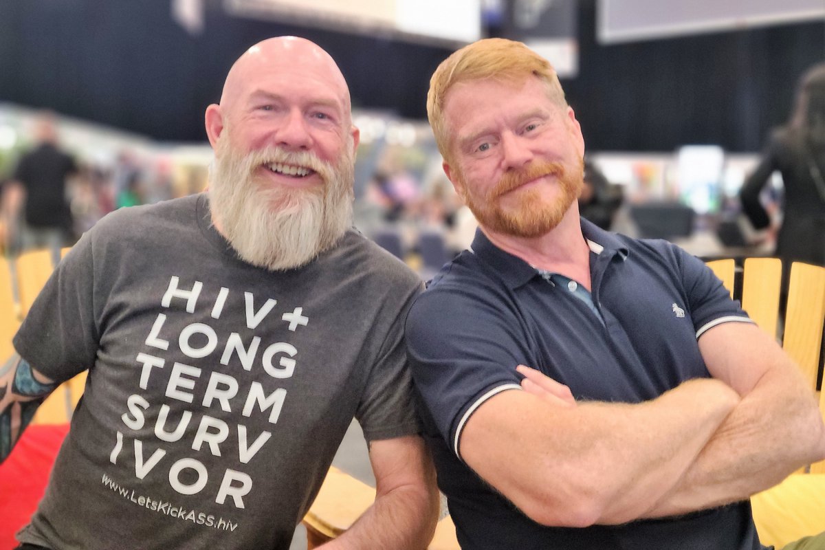 MyFabDisease's tweet photo. Two #HIV #AIDS Survivors discuss Life, Death, and Leaving HIV Activism. "Do our lives get another act?"  READ: https://t.co/lcOnfdE1X3 @TezAnderson #UequalsU @LetsKickASS_hiv https://t.co/qupHTGjAGy