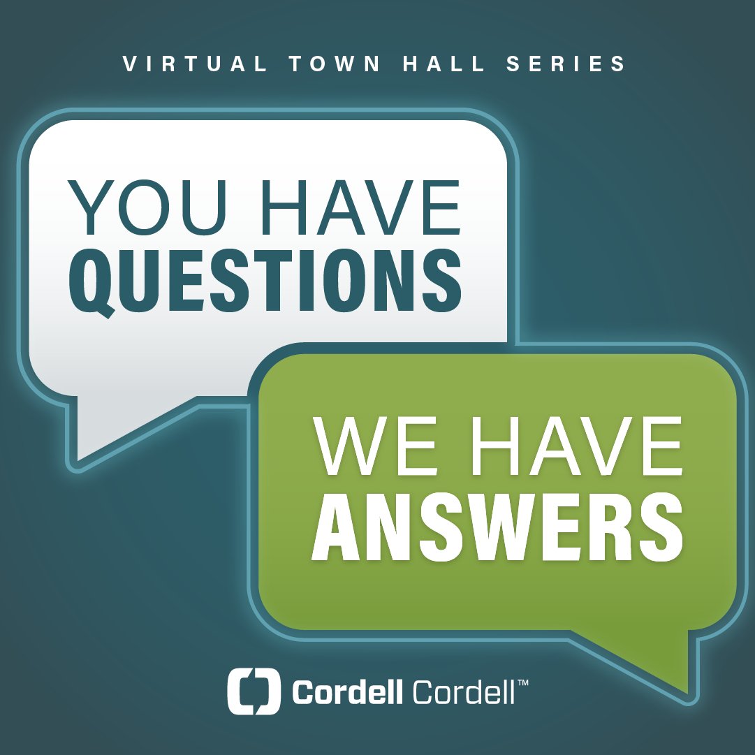 You have questions, we have answers! Join us for our virtual Town Hall webinar at Noon CDT on August 18th.

Learn more at bit.ly/3zE2k6z