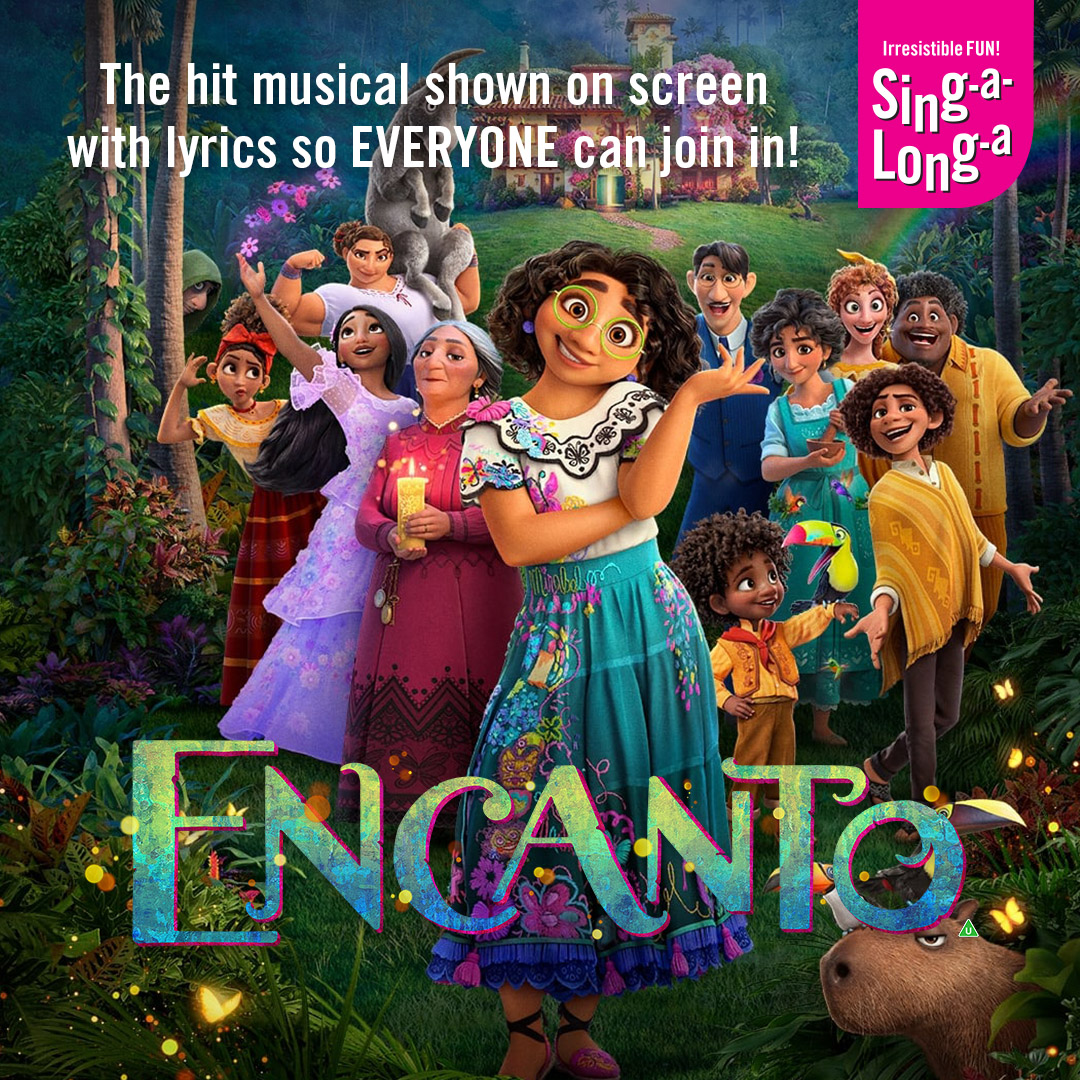 Liverpool Empire (@liverpoolempire) on Twitter photo ICYMI | We don't talk about Bruno... 🤐
...but we do sing a long to Encanto! 🎶 Gather la Familia! It’s time to celebrate something truly Magical. ✨
Sing your heart out to the live screening of Encanto on Sat 28 Jan - ON SALE NOW!
<a href="/Singalonga/">Sing Along to Your Favourite Films!</a> 🎟️ atgtix.co/3bwgpuP ICYMI | We don't talk about Bruno... 🤐
...but we do sing a long to Encanto! 🎶 Gather la Familia! It’s time to celebrate something truly Magical. ✨
Sing your heart out to the live screening of Encanto on Sat 28 Jan - ON SALE NOW!
<a href="/Singalonga/">Sing Along to Your Favourite Films!</a> 🎟️ atgtix.co/3bwgpuP