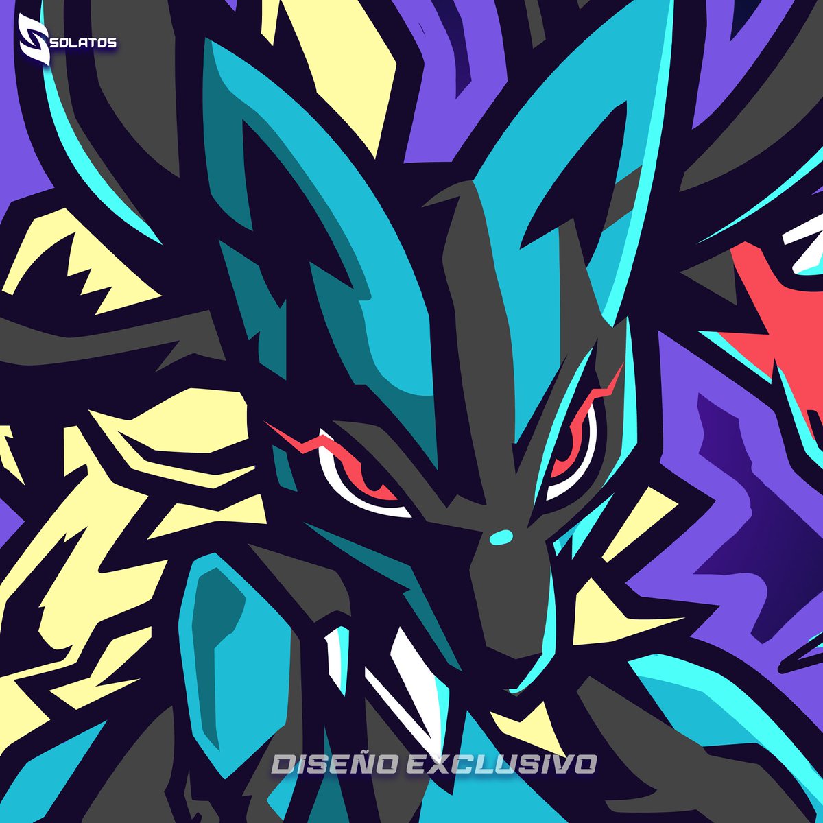 SolatosX's tweet photo. Megalucario Next design for merch 
#pokemon #lucario #megalucario #art #commision #pokemongo #pokemonunite #pokemontcg https://t.co/7ljTzMSy9o