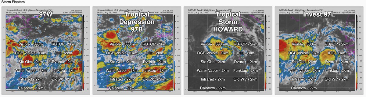 VortixWx's tweet photo. The word on the street is that the number of the day is 97. #97B #97W #97L #tropicswx https://t.co/W0vaT3gKWp