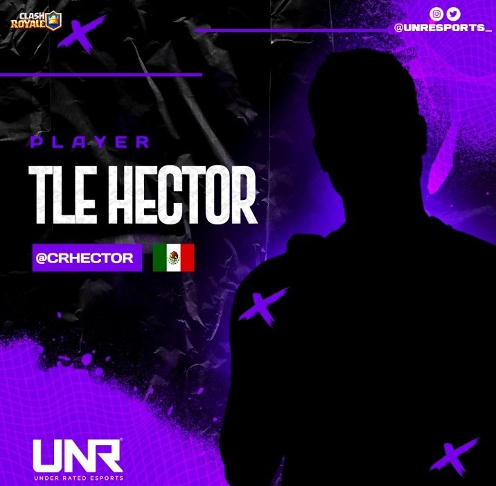 Campeón de la <a href="/MexicopaCR/">MexicopaCR</a> 2da Edición, cuenta con
 TL #540 GT #266 
Un crack en el escenario Competitivo de Clash royale 🔥
Desde tierras Mexicanas le damos l Bienvenida a <a href="/CRHector_/">Héctor</a> 🔥
#GoUNR🔥