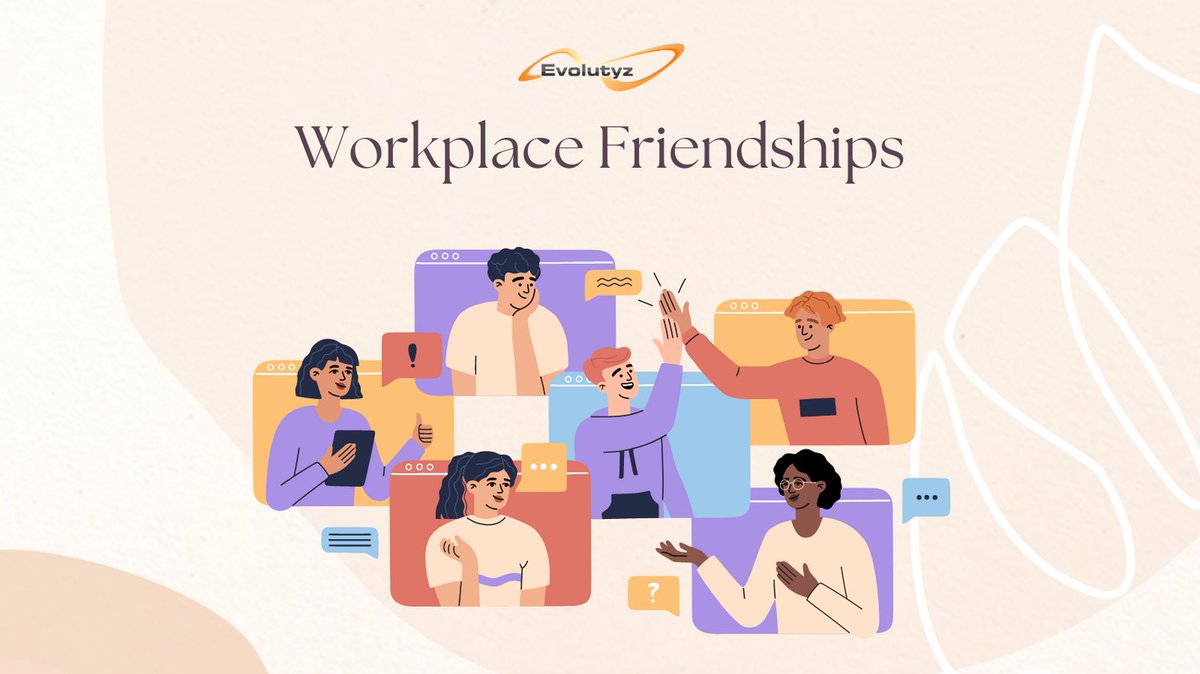 Evolutyz's tweet image. Workplace friendships are very special they start with an awkward Hi/Hello and always end up with conversations over a cup of evening Chai. Work doesn&apos;t seem so much like work with them around. 

#celebratingfriendships #workplacefriendships