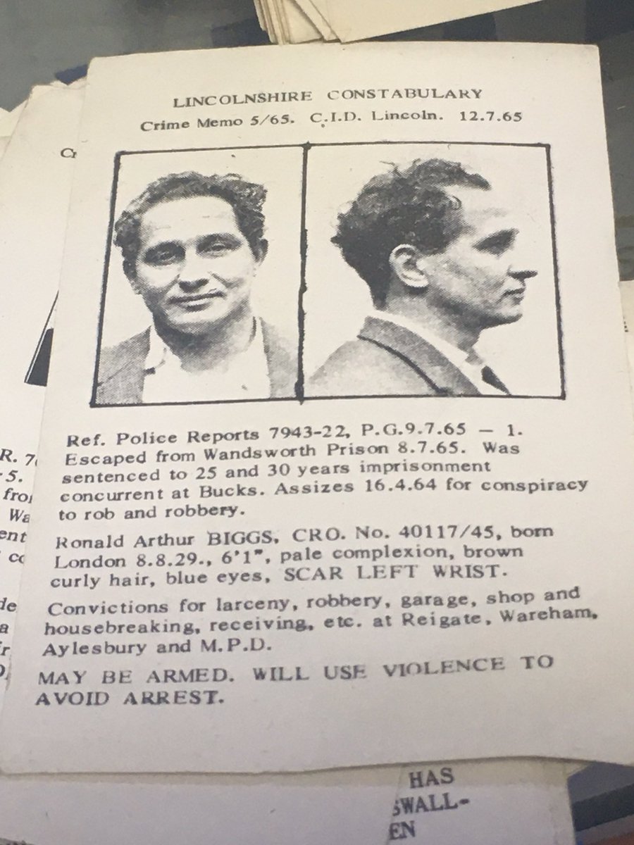 PhilVickersLP's tweet image. Crime from @ThamesVP 

And our Wanted briefing 2 years later

#GreatTrainRobbery