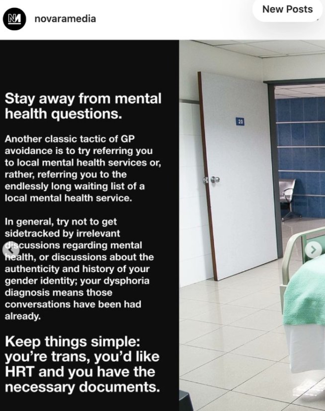 BraddockBessie's tweet photo. "STAY AWAY FROM MENTAL HEALTH QUESTIONS" Novara tells young ppl
@novaramedia advises young people suffering with the mental health condition of dysphoria to avoid answering their GP's questions about their mental health, & to just insist they're trans and require medicalising 🚩 https://t.co/gwasu7kzQU