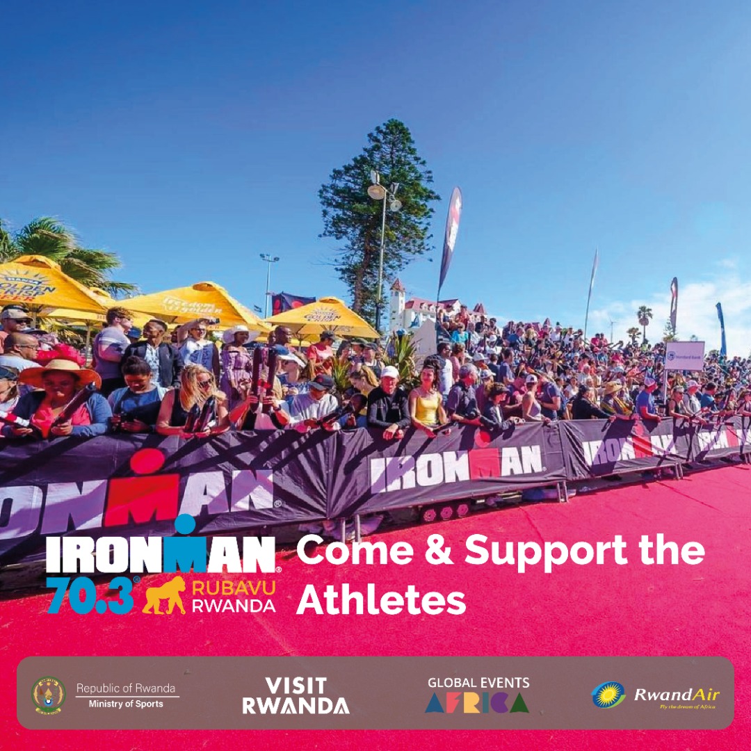Don't miss out on the excitement this coming Sunday and come through to Rubavu to watch the IRONMAN 70.3 Rwanda race live and cheer your faves on😊! See you soon! #ironmantri #ironmanrwanda #anythingispossible
