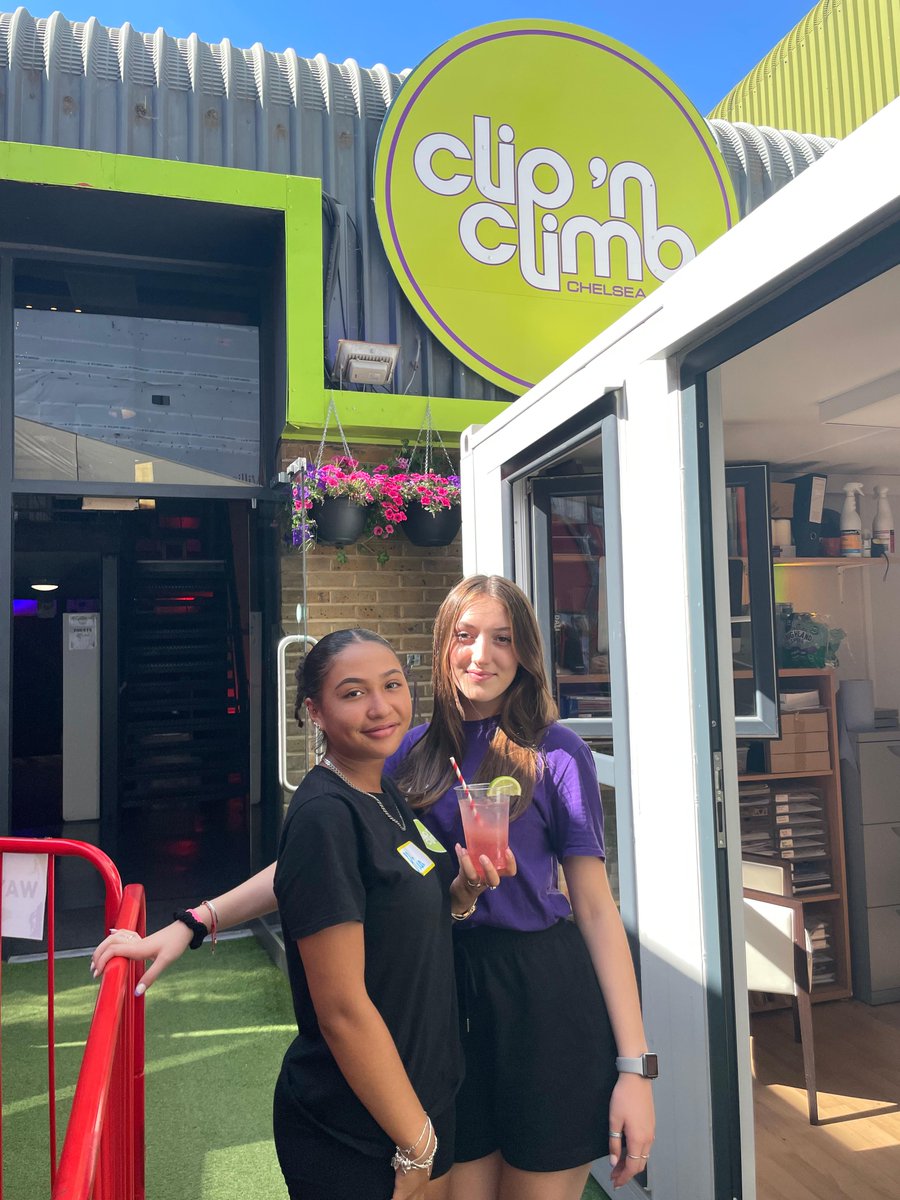 Come down and try our new Berry Bomb Refresher!! #summer #Chelsea #clipnclimb