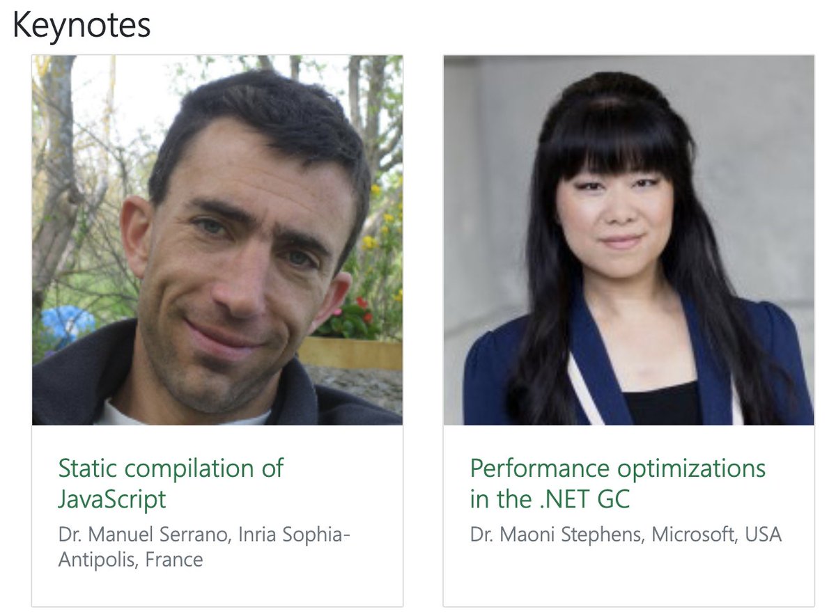 If you haven't yet, now is the right time to check out our program.

We have two VM keynotes 🔥🤓😎