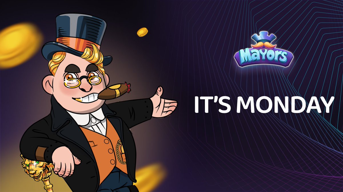 MayorsGame's tweet photo. Greetings, Mayors!

It's hard to realize but it's Monday again!
Cheer up!
Have an amazing and productive working week! https://t.co/kC3G2gKJaA