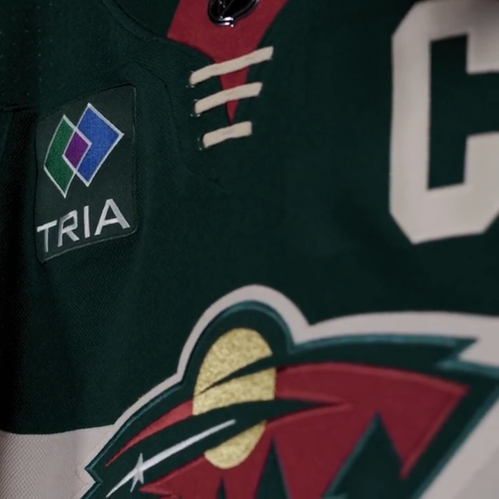 Wild to have TRIA logo on team jerseys next season