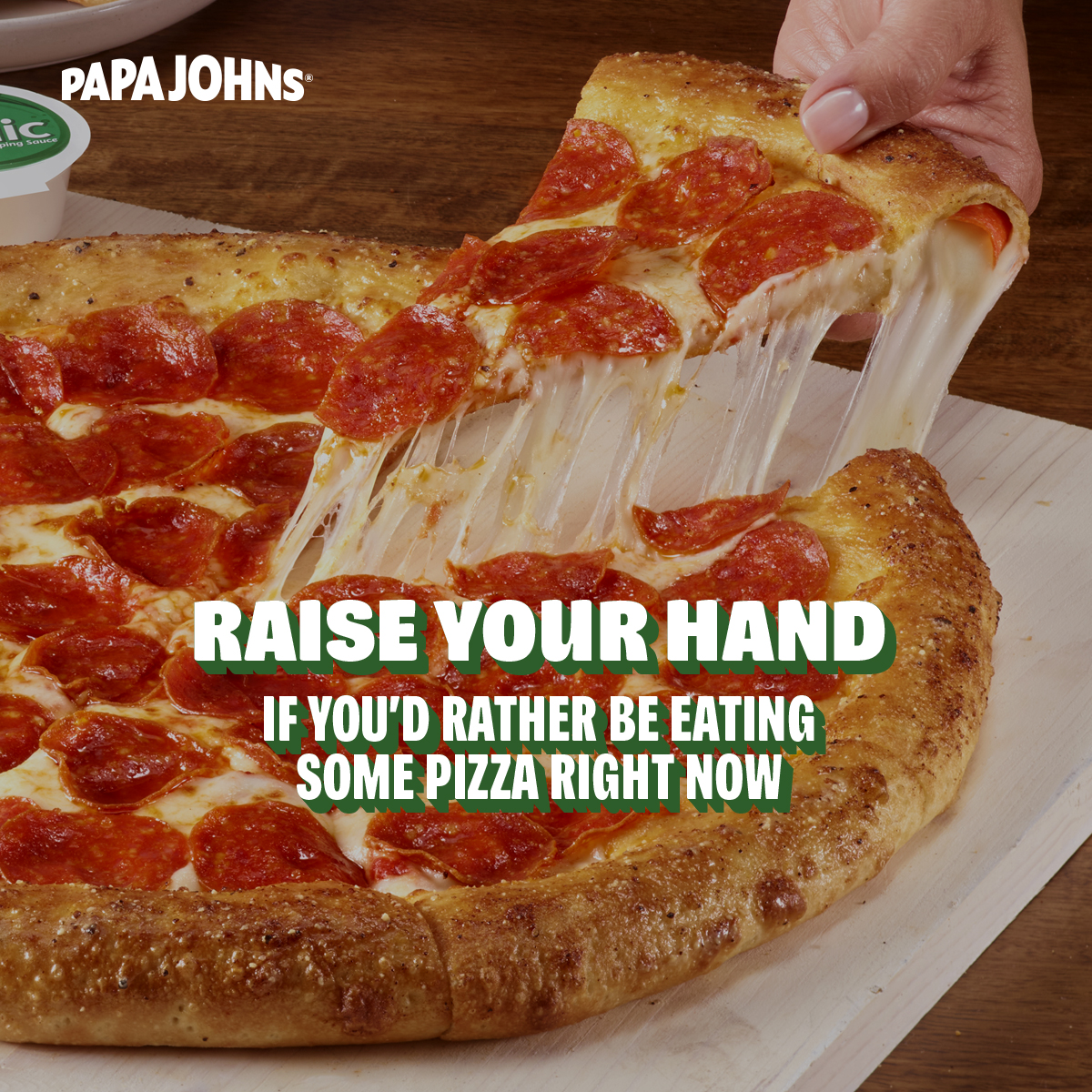 PapaJohnsCOMO's tweet photo. What's your topping of choice? 🤔 https://t.co/sstsuGKRZ9