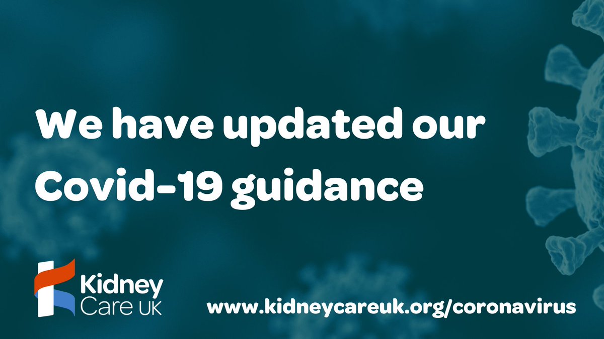 We've simplified our #Coronavirus information & you can now find it in one easy-to-use, centralised location on our website. This includes guidance on #vaccines, #traveladvice & what to do if you test positive for #Covid19. Link here: bit.ly/3vN1mnI #CKDSupport