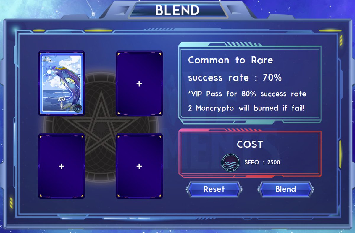 fiveelement_'s tweet photo. BLENDING IS FINALLY HERE, EVERYONE!!

#Gamefi #NFTGame #P2E #WAXP https://t.co/23osotmtOl