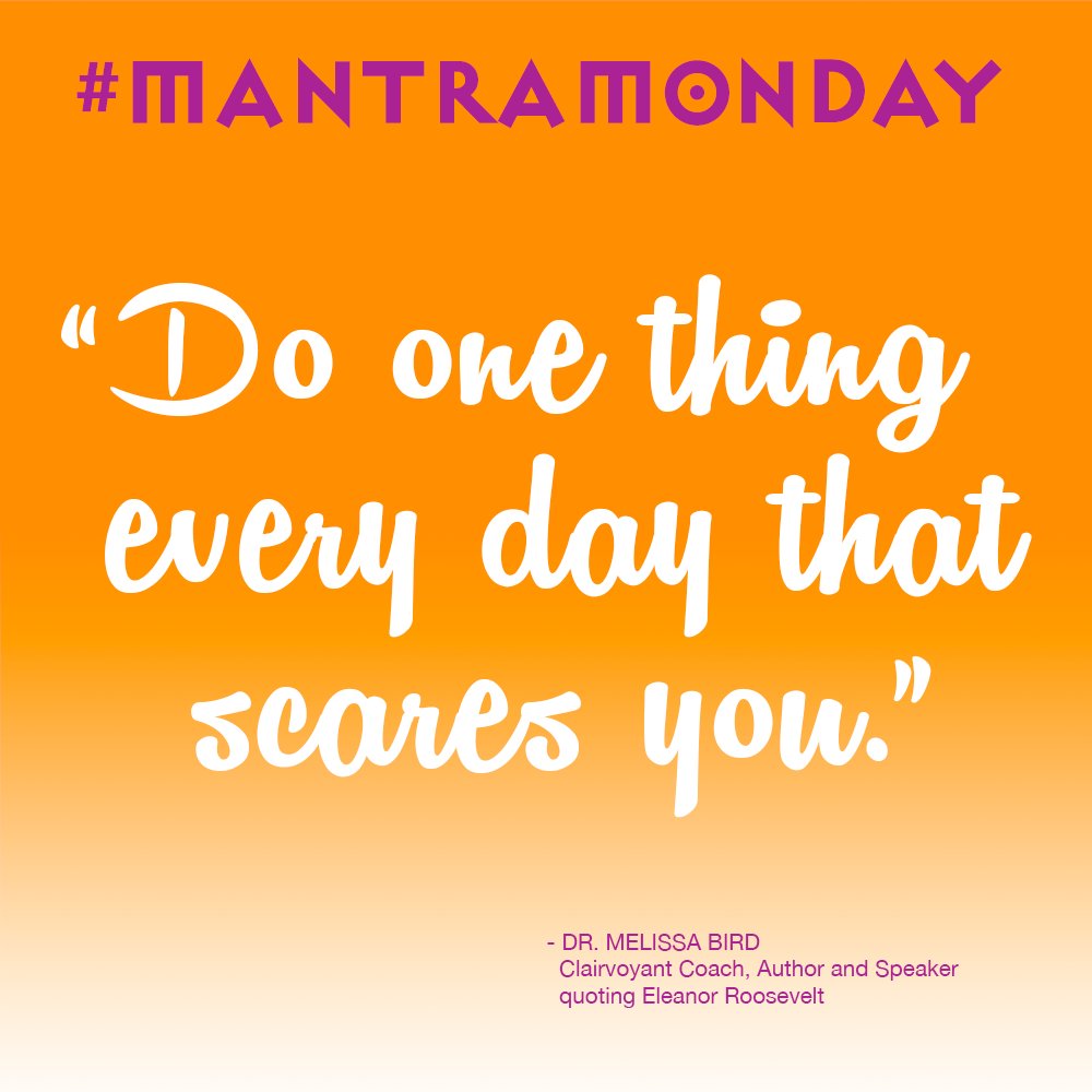 PassionsProj's tweet photo. #MantraMonday It doesn't have to be a big thing, but do one thing today that scares you. Make that call. Have that conversation. Ask that question. @birdgirl1001 #Rebel #NaturalBornRebel #gracefulrevolution #magic #christianwitch #rebelSchool #MondayMotivation #MondayMantra https://t.co/wTsCkDRbWA