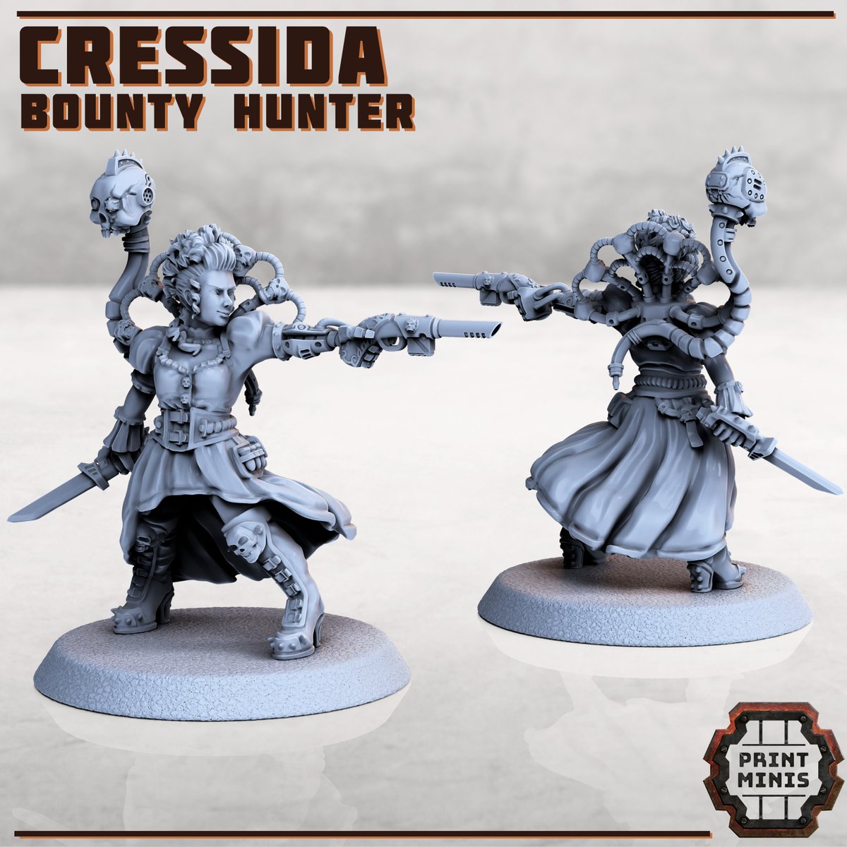 PrintMinis's tweet photo. Printed pictures of Cressida, a Bounty Hunter from August's STL Collection: https://t.co/9y71uNvsy0
#necromunda #tabletopterrain #gamesworkshop #warhammer40k #warhammer #40k #killteam
#wargaming #warmongers  #tabletoprpg #scalemodel  #printedminis #miniatures #starfinder #3dprint https://t.co/6fFJ9mcVPB