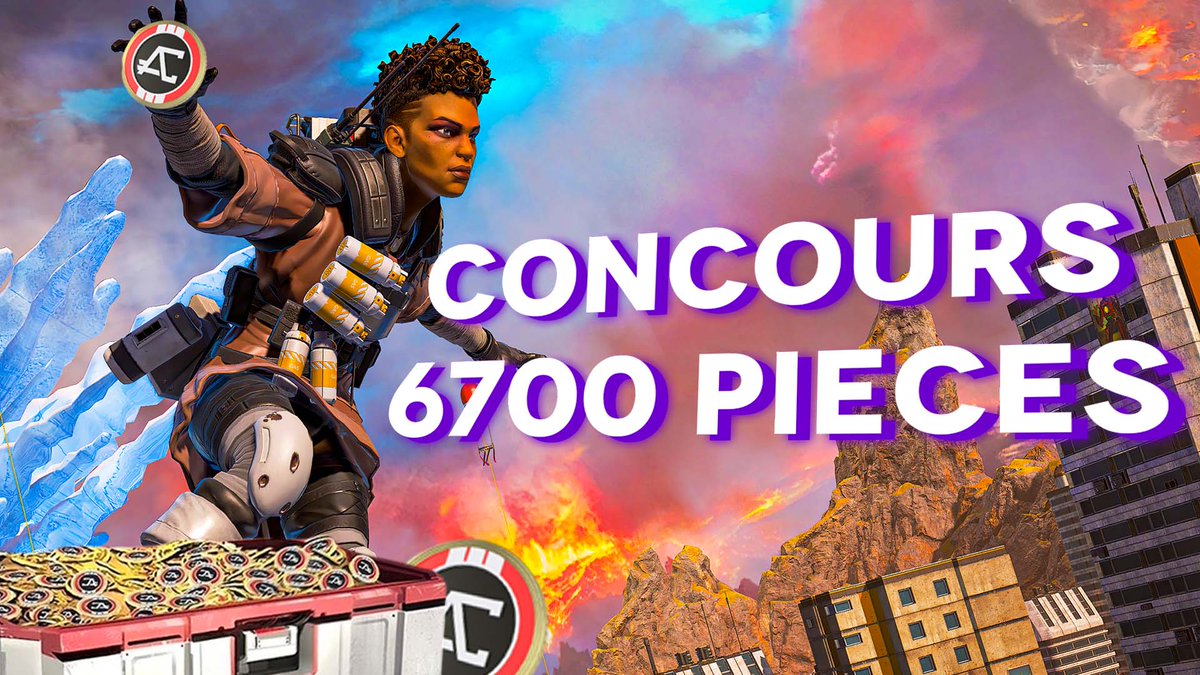 ๐๐ฎ๐๐ช๐ โ (@neyazr1) on Twitter photo #CONCOURS #ApexLegends
Pour vous remercier d'avoir atteint les 800 Sub je fait gagner 6700 piece apex !
Comment participer ?
- RT ce tweet
- Follow <a href="/NeyazR1/">๐๐ฎ๐๐ช๐ โ</a>
- @ un ami a toi dans les commentaire
Tirage au sort le 25/08
Bonne chance a tous ! #CONCOURS #ApexLegends
Pour vous remercier d'avoir atteint les 800 Sub je fait gagner 6700 piece apex !
Comment participer ?
- RT ce tweet
- Follow <a href="/NeyazR1/">๐๐ฎ๐๐ช๐ โ</a>
- @ un ami a toi dans les commentaire
Tirage au sort le 25/08
Bonne chance a tous !
