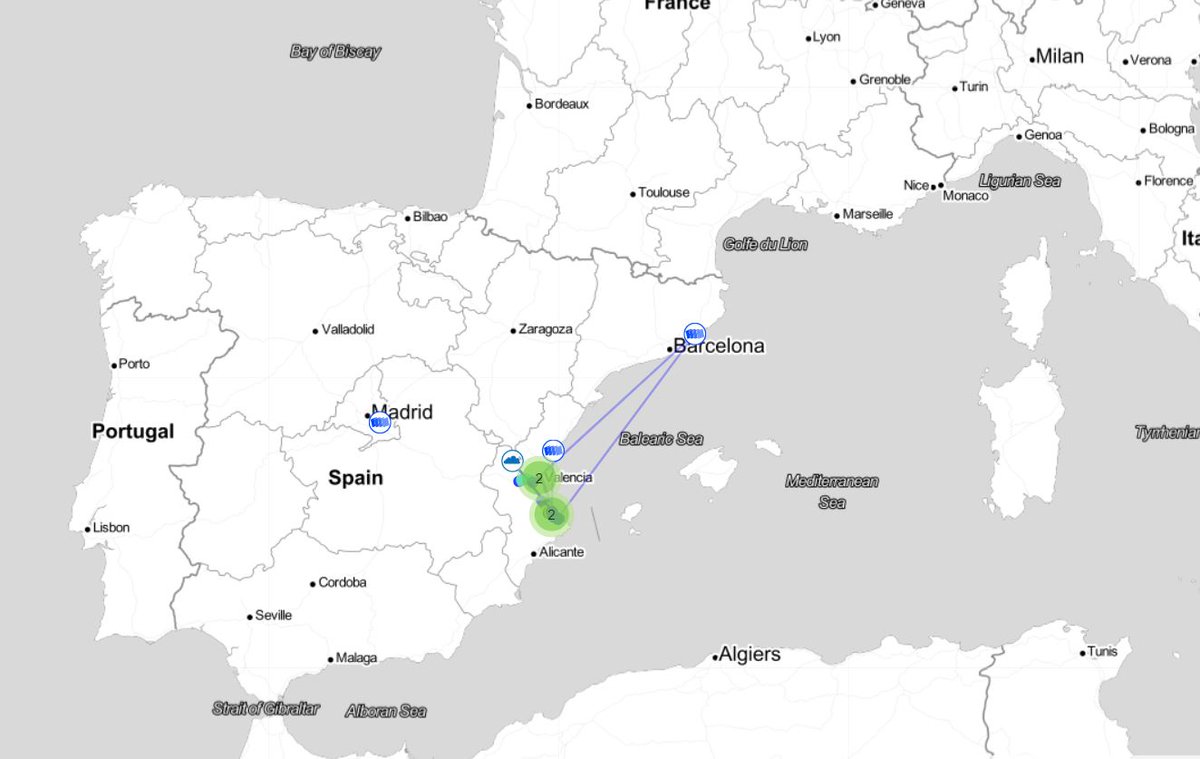 Molukas (@molukaslabs) on Twitter photo Ayer haciendo <a href="/ttnmapper/">TTN Mapper</a> de <a href="/thethingsntwrk/">The Things Network</a>, nos encontramos esta sorpresa. Un enlace de tierra a tierra de más de 378 Km!!!
#IoT #LPWAN #LoRaWAN #TTN Ayer haciendo <a href="/ttnmapper/">TTN Mapper</a> de <a href="/thethingsntwrk/">The Things Network</a>, nos encontramos esta sorpresa. Un enlace de tierra a tierra de más de 378 Km!!!
#IoT #LPWAN #LoRaWAN #TTN