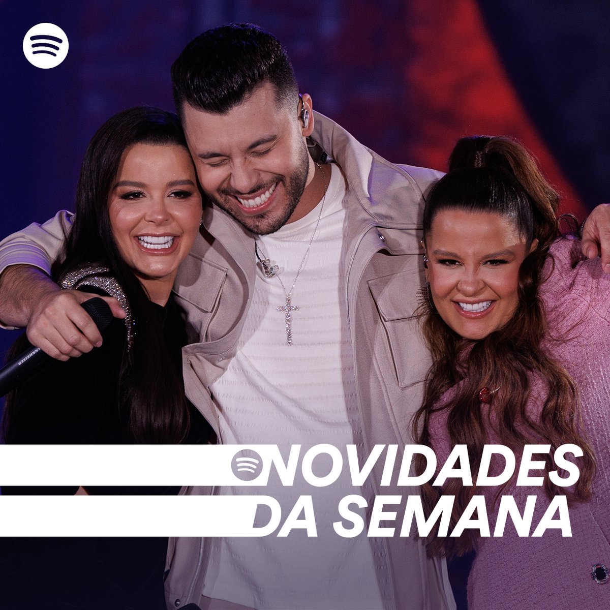 murilohuff's tweet photo. segunda-feira combina com Novidades da Semana do @SpotifyBrasil, bora ouvir? olha que capa linda 💖 acesse: https://t.co/0WDHLAa1pU https://t.co/qevTFjxZtI