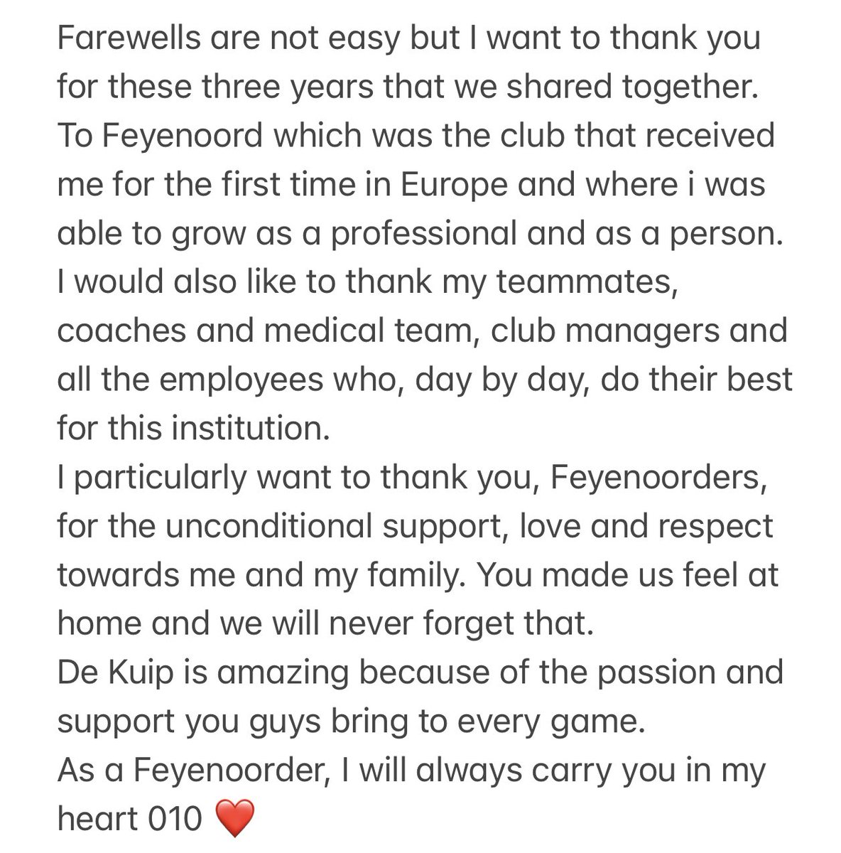 senesimarcos's tweet image. Farewells are not easy but I want to thank you for these three years that we shared together…