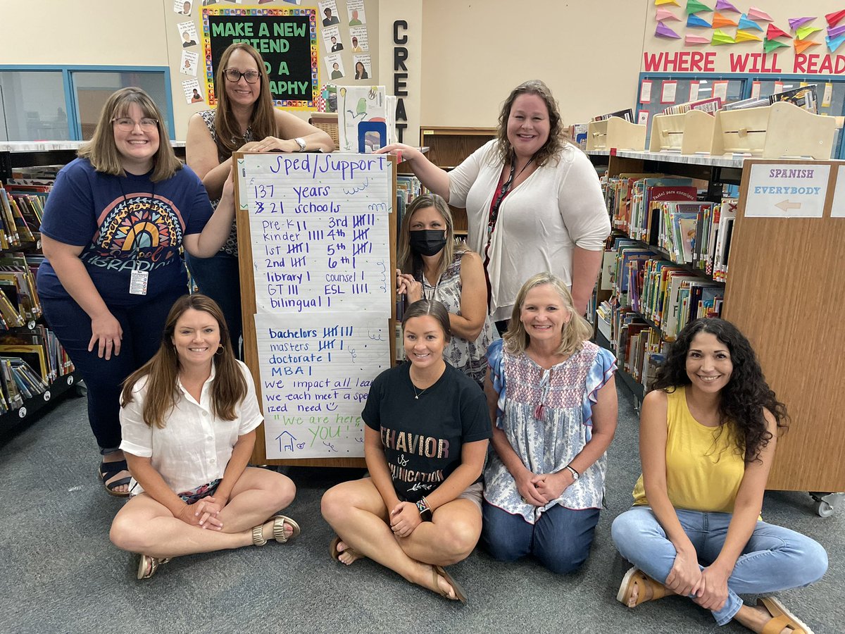 Team Sped and Support! ❤️ We are here for YOU with our 137 years of experience. Yep, that’s right. 137. #wilsonway #cisdworkingtogether