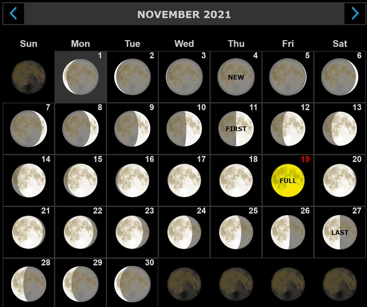 20 года будет луна. Moon phases Lunar Calendar 2022 год. Новолуние полнолуние ноябрь 2022г. Фаза растущей Луны. Лунный календарь на ноябрь 2021.
