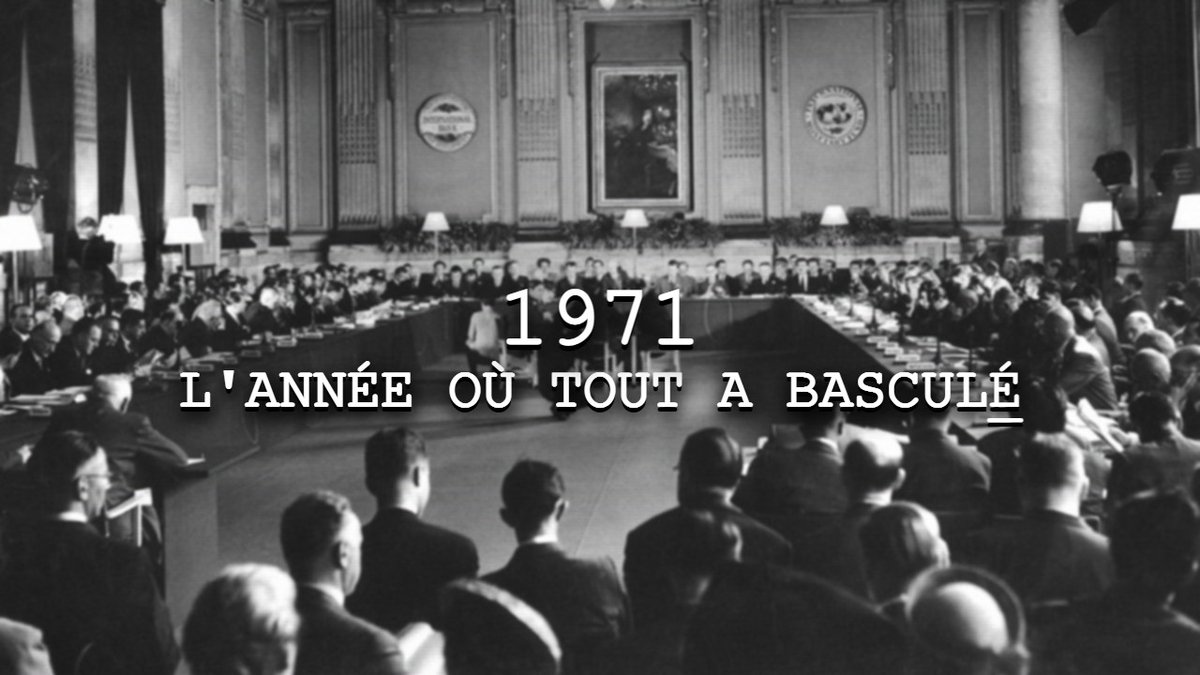 nstweetfr's tweet image. [THREAD] Pourquoi le monde a commencé à s&apos;effondrer à partir de 1971 - L&apos;année où l&apos;humanité s&apos;est faite enchaînée.