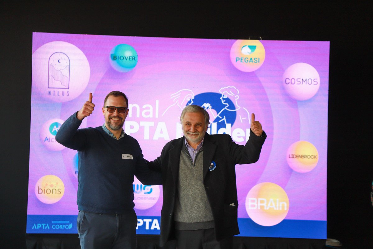 Hub_APTA's tweet photo. Y LOS GANADORES SON...🥁🥁 @pegasi_med #Aictive #Cosmos @SuncastChile #Wildsense Felicitamos a la 2da generación de ganadores de nuestro programa de emprendimiento científico-tecnológico #APTABuilder ¡Éxito en sus próximos pasos y gracias x unirse a nuestra comunidad #APTALovers! https://t.co/JIEFyrJGeO