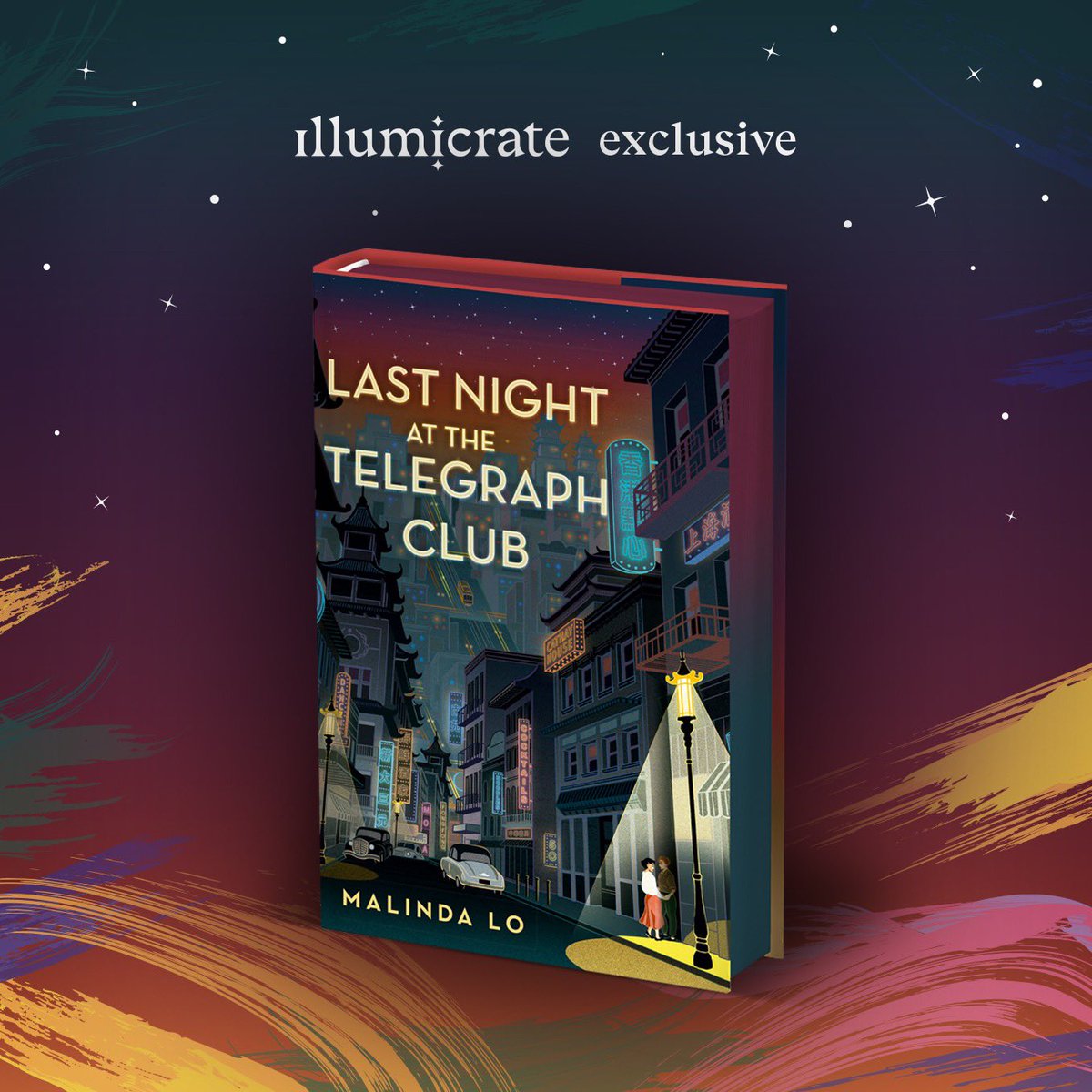 illumicrate's tweet photo. We’re thrilled to announce our Illumicrate Exclusive set of Last Night at the Telegraph Club &amp; A Scatter of Light by Malinda Lo (@malindalo), in collaboration with @HodderBooks. We are huge fans of these queer coming-of-age stories and are so happy to be bringing you this set! https://t.co/lcOEGHtovk