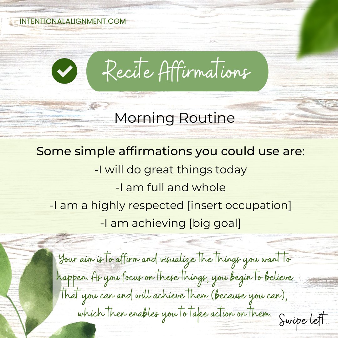 NenneyaWellness's tweet photo. Learn how to empower yourself with positive morning and evening routines, so you can take control of your health, regain energy and focus, and make time for the things that matter most to you. 🧘🏾‍♀️

#everymorningroutine #morningworkoutroutine #sundaymorningroutine https://t.co/4BWLFoxgtN