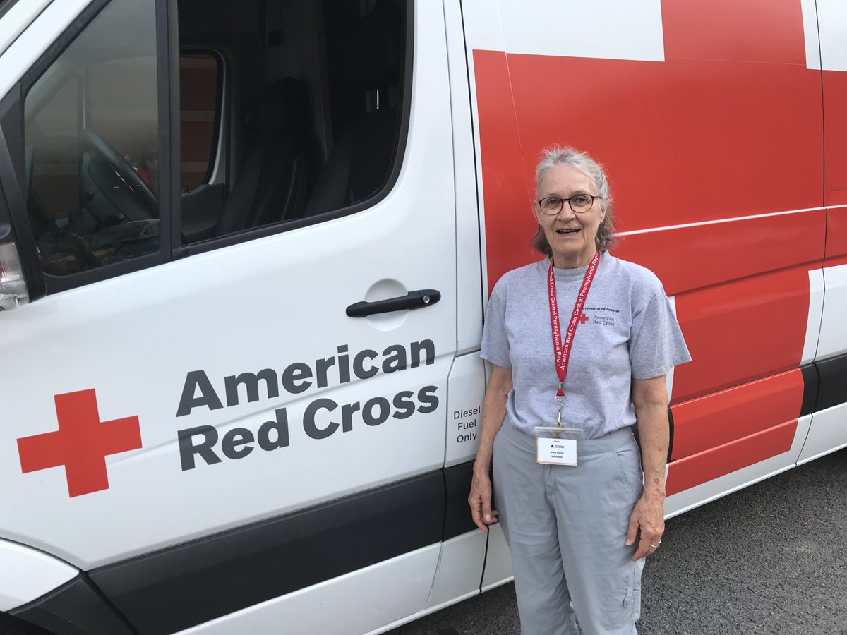 More than a dozen Red Crossers from the Greater PA Region are currently volunteering in eastern Kentucky, bringing help and hope to flood victims. Virginia “Jinny” Borek, of Williamsport, was one of the first volunteers from PA to deploy to the flood zone: rdcrss.org/3Qaqih6