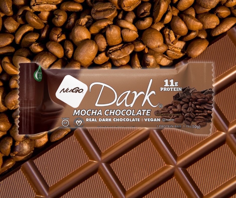 nugonutritionuk's tweet photo. Coffee lovers, this one's for you! A delicious combination of real dark chocolate &amp;creamy coffee flavour to start your day right. 
https://t.co/UNDknjKDu8

#GlutenFree #FreeFrom #DairyFree #LactoseFree #Vegan #HighProtein #ProtienBar #Protein #NugoNutrition #DarkChocolate https://t.co/imSSmeh5g5