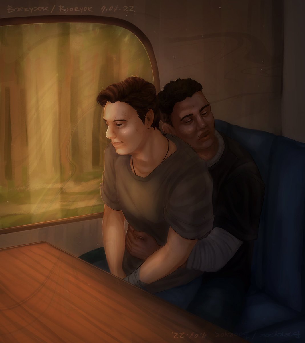 MarkPawlov's tweet photo. ♡♡♡
#rylan #thequarry #SupermassiveGames #ryanerzahler #dylanlenivy #dylanxryan #fanart https://t.co/eZnP7YhTrL