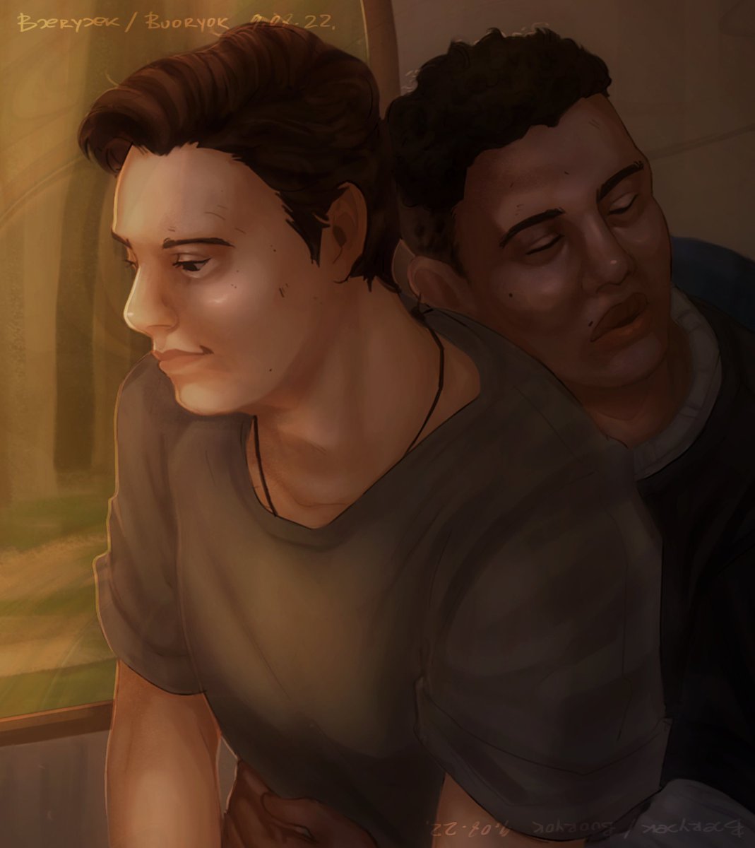 MarkPawlov's tweet photo. ♡♡♡
#rylan #thequarry #SupermassiveGames #ryanerzahler #dylanlenivy #dylanxryan #fanart https://t.co/eZnP7YhTrL