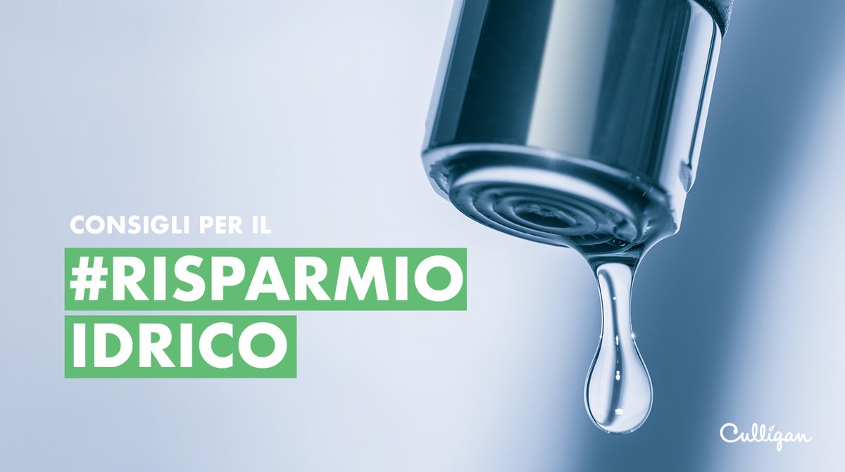 Ovunque è allarme #siccità. La prima regola per salvaguardare l'acqua , come raccomanda anche <a href="/ENEAOfficial/">ENEA</a>, che  ci regala 20 preziosi consigli per il #risparmioidrico ed energetico!

🔵 Approfondisci sul Blog: rebrand.ly/w0ehyrv

#ClimateEmergency #culligan