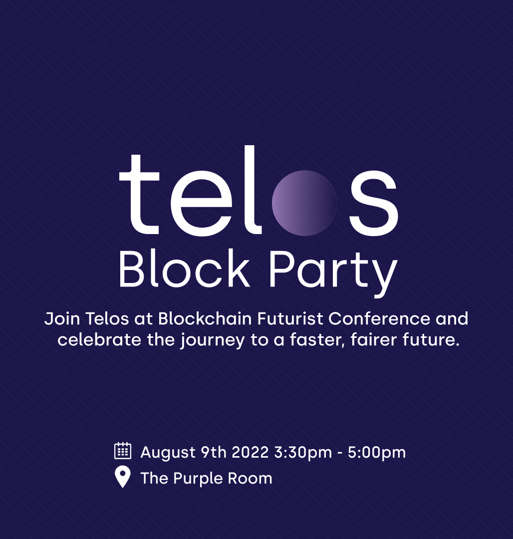HelloTelos's tweet photo. There's a Block Party coming up, &amp; you're invited!🥳

🟣Join #Telos at @Futurist_conf in less than 24hs! Find us in the Purple Room, ready to discuss your ideas, hear from the community &amp; share a few updates!

📆 August 9
🕐 3:30pm - 5pm
📍 Purple room
🌐https://t.co/OacXKa2W1k https://t.co/uVoILHXtu8