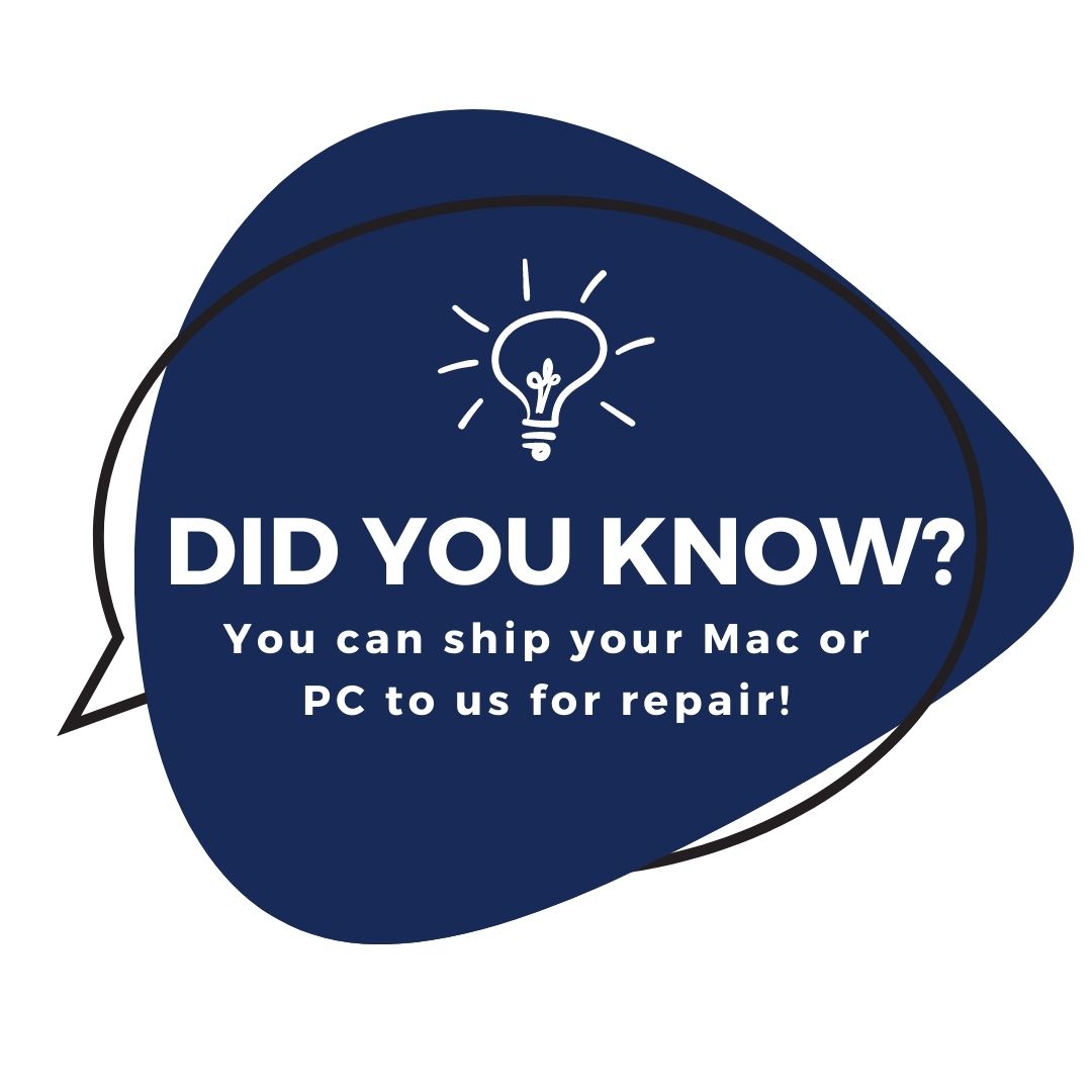 Outside of our Chicagoland coverage area? 

Ship your Mac or PC to us for repairs or upgrades from anywhere in the country and we’ll coordinate return shipping once repairs are complete. 

Contact us:
📞 312-328-9945
💻 ow.ly/FpNv50JUv0J

#lapinsystems #macrepair #pcrepair