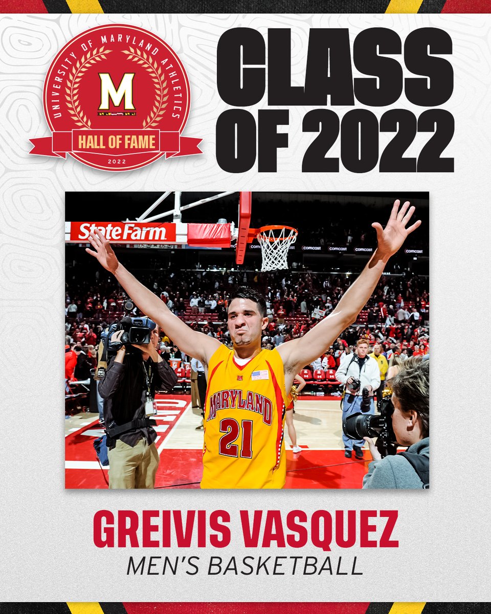 Truly a one of a kind legend

<a href="/greivisvasquez/">Greivis Vasquez</a> is a member of the Maryland Hall of Fame Class of 2022! 

➡️ ter.ps/zlg