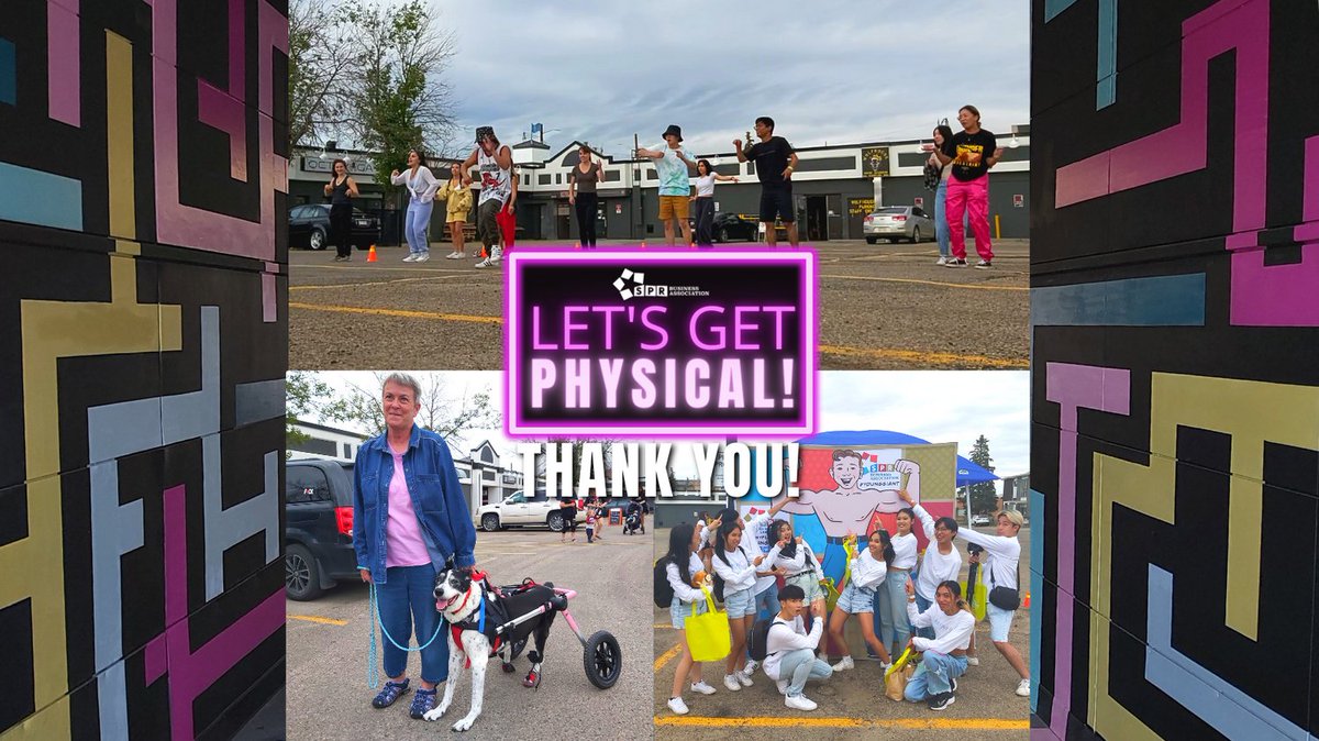 StonyPlainRoad's tweet photo. A big Stony Plain Road thank you to everyone who participated and stopped by to check out Let's Get Physical @revolutionsquareyeg this weekend! It was an evening of good beats, hot dance moves, and an appearance by Stony Plain Roads' own #YoungGiant!
#sprba #stonyplainroad #yeg https://t.co/FsP85DWtUG