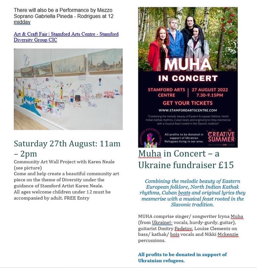 StamfordDFest's tweet photo. Two weeks of activities made possible thanks to a grant from @LincsOneVenues and sponsors #Bakkavor- below are the dates for week one! All events here incl. Stamford Diversity Festival August BH Monday: https://t.co/sYbeO6S820
Full newsletter available at: https://t.co/8tBGjIprhf https://t.co/bDFO85zSja