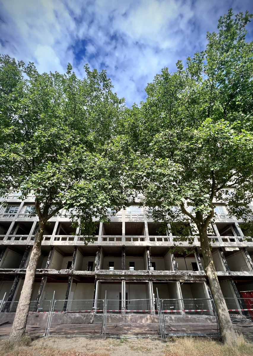 De #sloop van het oude #dijkzigt #ziekenhuis #rotterdam #erasmusmc