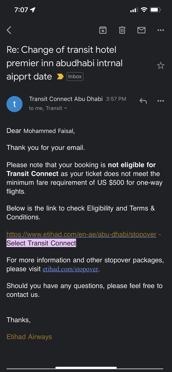 faisalg26's tweet photo. @EtihadHelp Kindly explain is this my mistake that i got a ticket which is less then 500$ https://t.co/WlgkCF5fLI