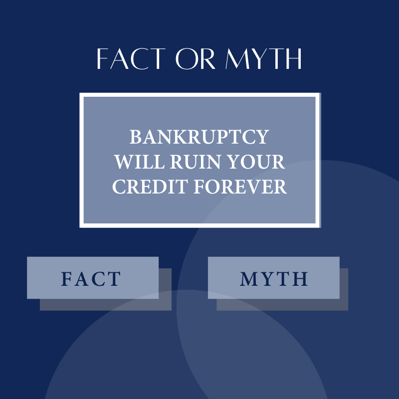 CorlettaLaw's tweet photo. #Bankruptcy will NOT doom you to a lifetime of bad credit. It may take time to rebuild, but it is within reach with responsible habits! #LegalMyth https://t.co/sahhvwCrWJ